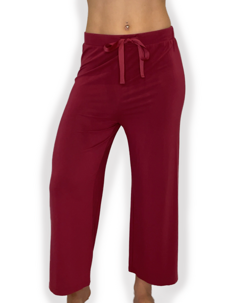 LUNA Bamboo Capri Pants Straight Hem – Jia+Kate